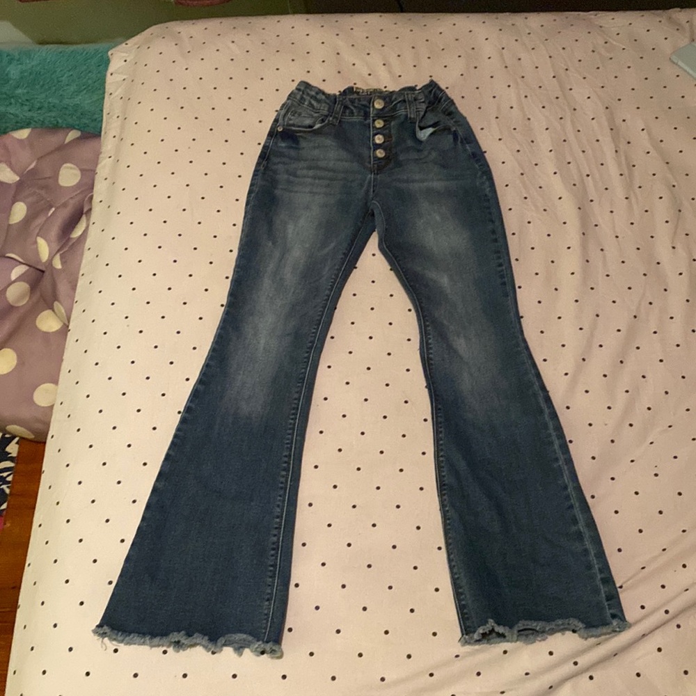 Hippie Girl-High Rise Flare Jeans